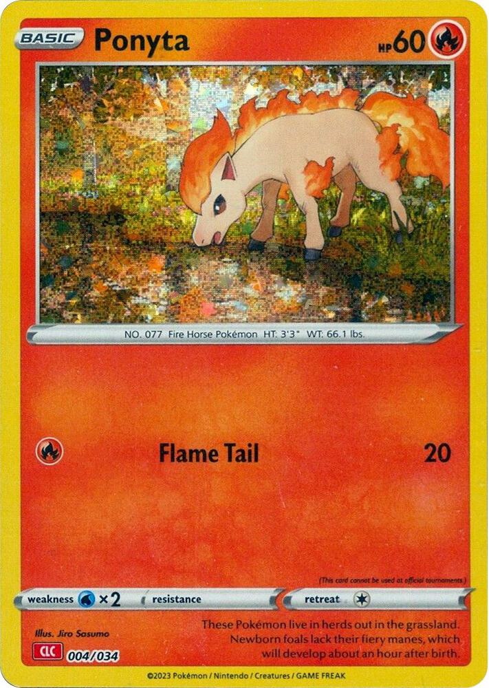 Ponyta 004/034 (Trading Card Game Classic)  - Holofoil | Good Games Adelaide SA