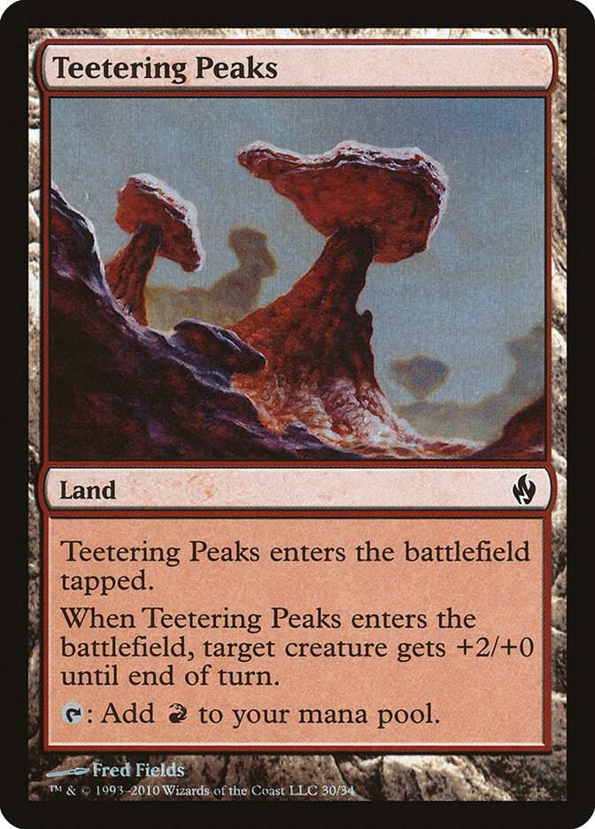 Teetering Peaks 30 (Premium Deck Series: Fire and Lightning)  - Foil | Good Games Adelaide SA