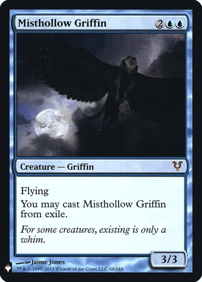 Misthollow Griffin 68 (The List Reprints)  - Foil | Good Games Adelaide SA