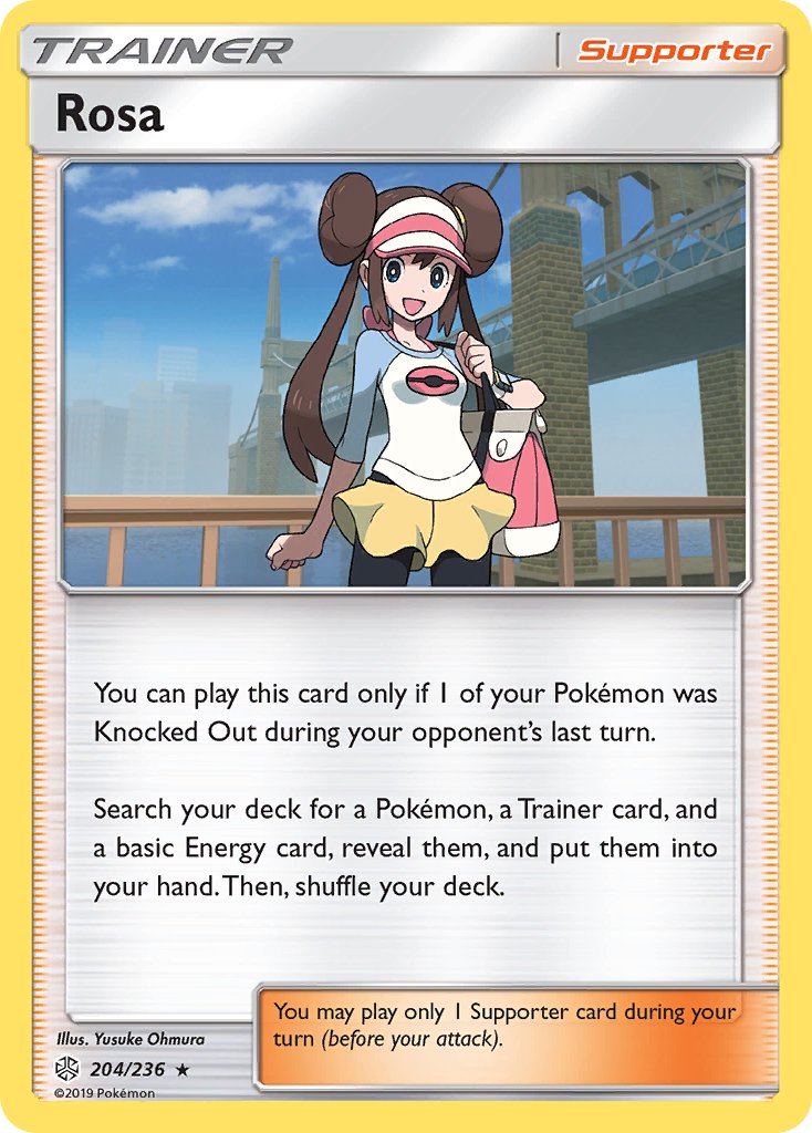 Rosa (204/236) (Theme Deck Exclusive) [Sun & Moon: Cosmic Eclipse] | Good Games Adelaide SA