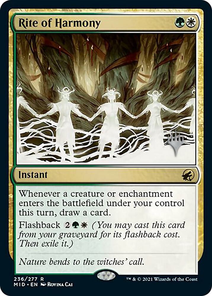 Rite of Harmony 236 (Promo Pack: Innistrad: Midnight Hunt)  - Foil | Good Games Adelaide SA