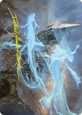 Hallowed Haunting Art Card Gold Stamped Signature 12 (Art Series: Innistrad: Crimson Vow)  | Good Games Adelaide SA