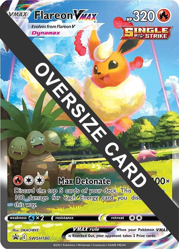 Flareon VMAX SWSH180 SWSH180 (Jumbo Cards)  - Holofoil | Good Games Adelaide SA