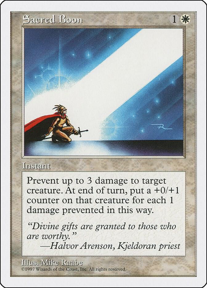 Sacred Boon  (Fifth Edition)  | Good Games Adelaide SA