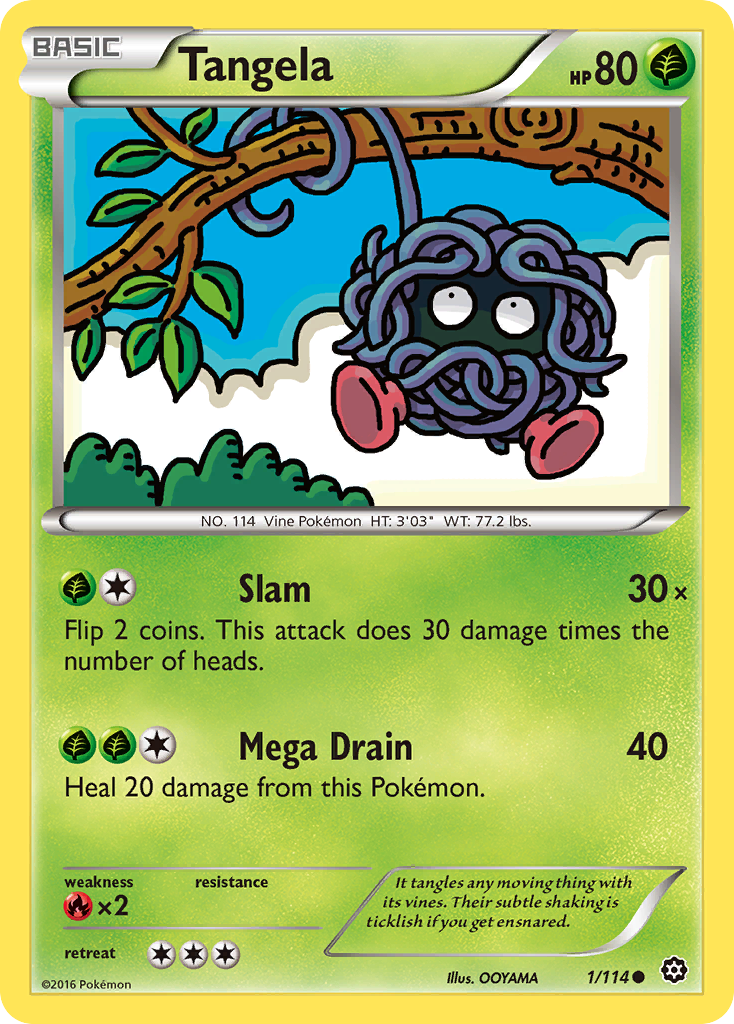 Tangela (1/114) [XY: Steam Siege] | Good Games Adelaide SA