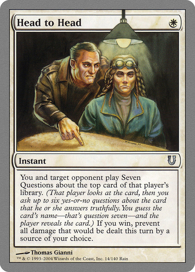 Head to Head 14 (Unhinged)  - Foil | Good Games Adelaide SA