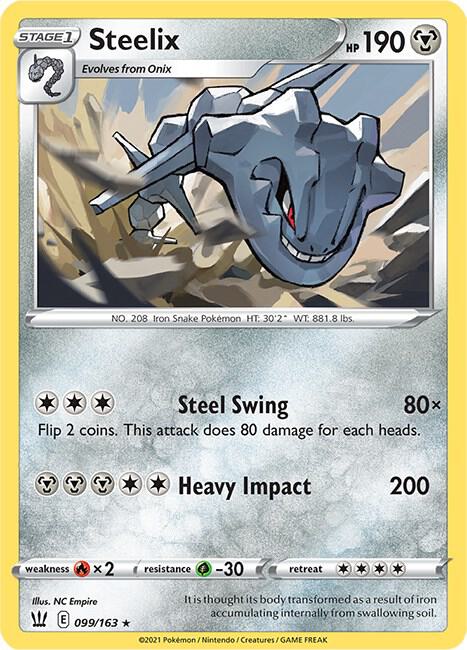Steelix 099/163 (SWSH05: Battle Styles)  - Holofoil | Good Games Adelaide SA