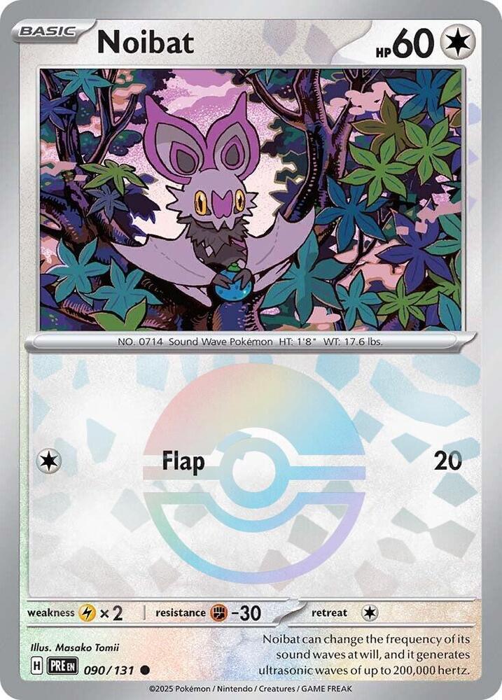 Noibat (090/131) (Poke Ball Pattern) [Scarlet & Violet: Prismatic Evolutions] | Good Games Adelaide SA