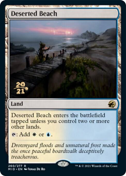 Deserted Beach 260 (Prerelease Cards)  - Foil | Good Games Adelaide SA