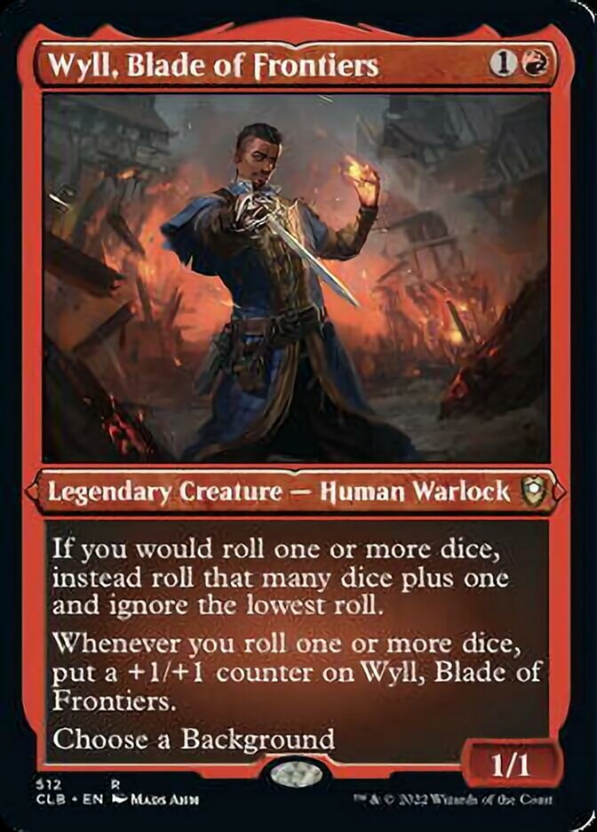 Wyll, Blade of Frontiers (Foil Etched) [Commander Legends: Battle for Baldur's Gate] | Good Games Adelaide SA