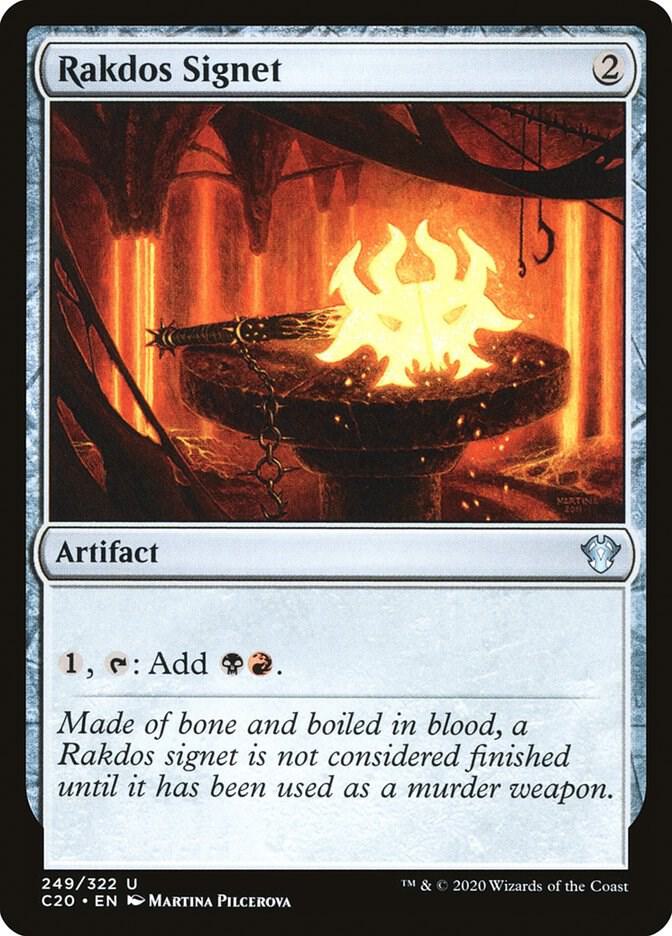 Rakdos Signet 249 (Commander 2020)  | Good Games Adelaide SA