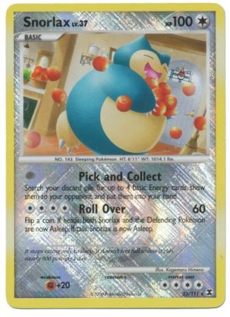Snorlax (33/111) (League Promo) [Platinum: Rising Rivals] | Good Games Adelaide SA