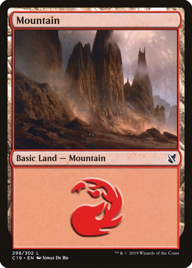 Mountain (298) [Commander 2019] | Good Games Adelaide SA