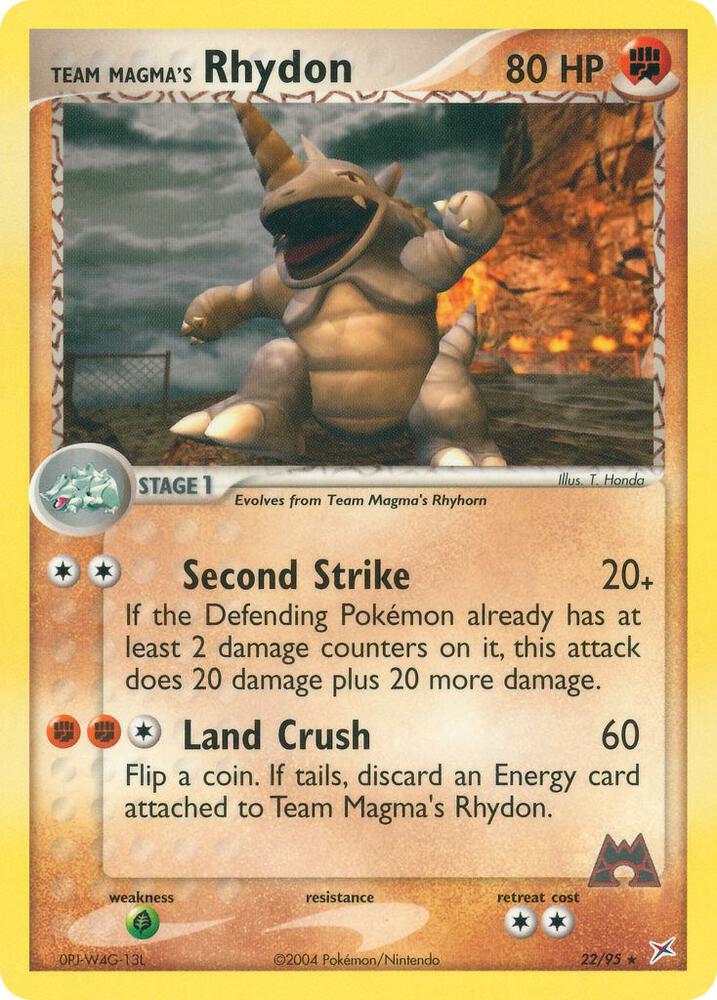 Team Magma's Rhydon 22/95 (Team Magma vs Team Aqua)  | Good Games Adelaide SA