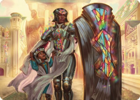 Guardian of New Benalia Art Card [Dominaria United Art Series] | Good Games Adelaide SA
