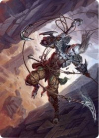 Akiri, Fearless Voyager Art Card [Zendikar Rising Art Series] | Good Games Adelaide SA