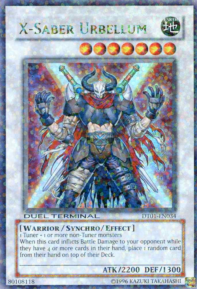 X-Saber Urbellum [DT01-EN034] Ultra Rare | Good Games Adelaide SA