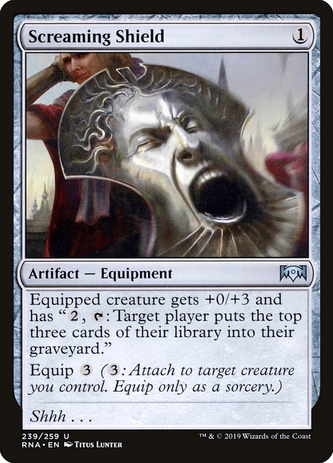 Screaming Shield [Ravnica Allegiance] | Good Games Adelaide SA