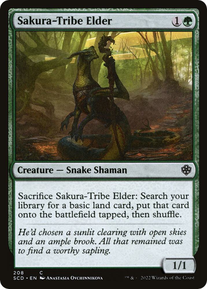 Sakura-Tribe Elder 208 (Starter Commander Decks)  | Good Games Adelaide SA
