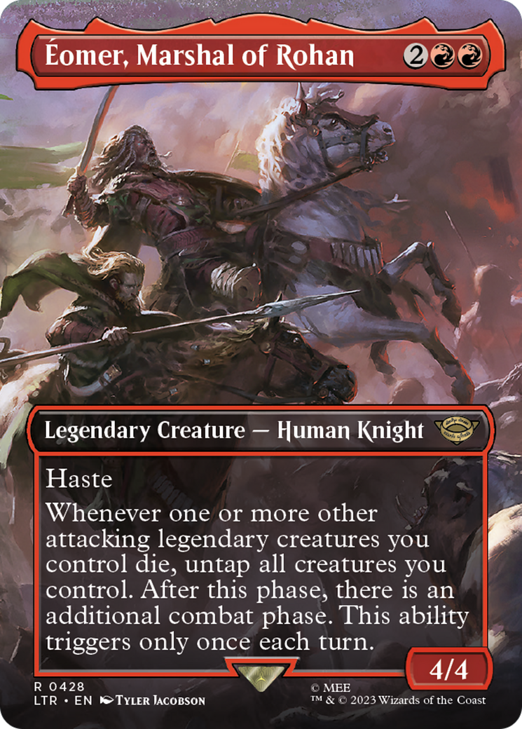 Eomer, Marshal of Rohan (Borderless Alternate Art) [The Lord of the Rings: Tales of Middle-Earth] | Good Games Adelaide SA