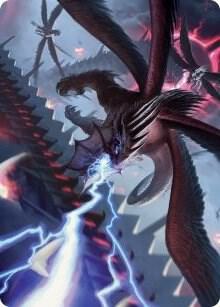 Defiant Thundermaw Art Card 35 (Art Series: March of the Machine)  | Good Games Adelaide SA