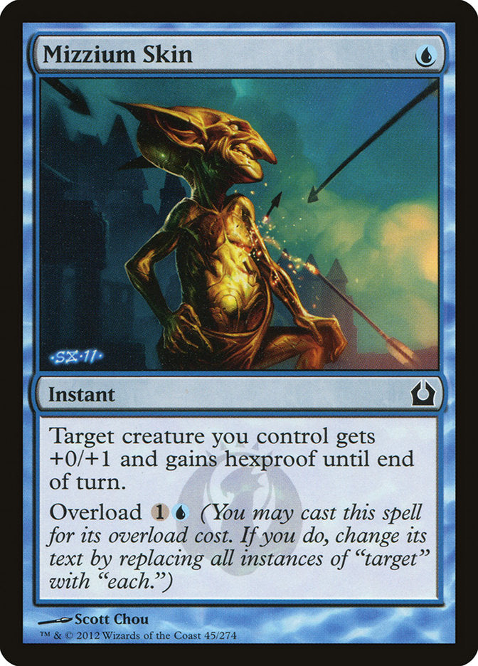 Mizzium Skin 45 (Return to Ravnica)  - Foil | Good Games Adelaide SA