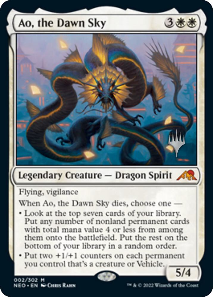 Ao the Dawn Sky 2 (Promo Pack: Kamigawa: Neon Dynasty)  - Foil | Good Games Adelaide SA