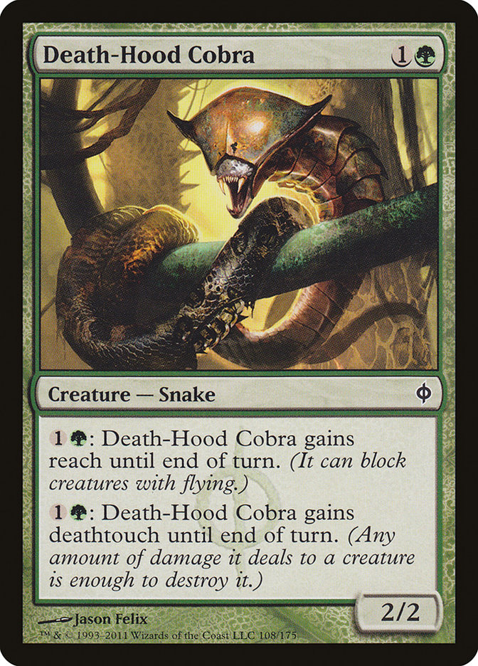Death-Hood Cobra [New Phyrexia] | Good Games Adelaide SA