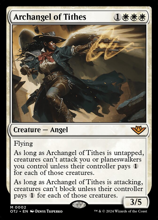 Archangel of Tithes 2/286 (Outlaws of Thunder Junction)  | Good Games Adelaide SA