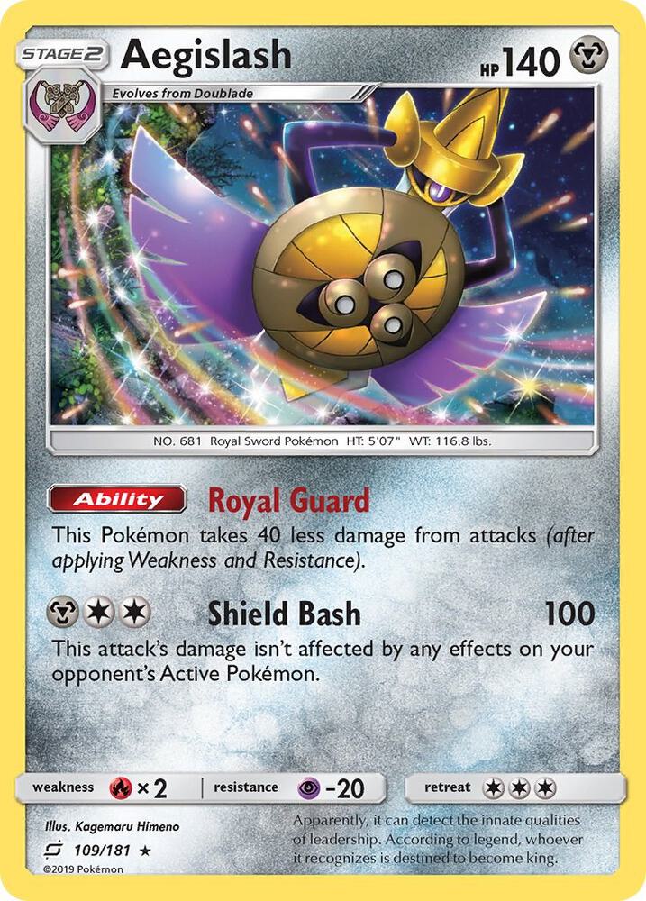 Aegislash 109/181 (SM - Team Up)  - Holofoil | Good Games Adelaide SA