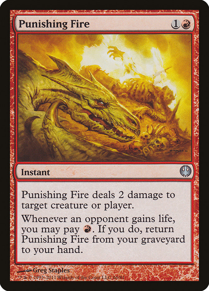 Punishing Fire [Duel Decks: Knights vs. Dragons] | Good Games Adelaide SA