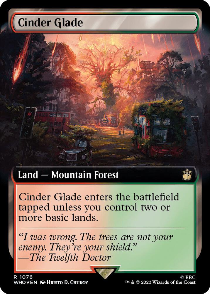 Cinder Glade 1076 (Universes Beyond: Doctor Who)  - Foil | Good Games Adelaide SA