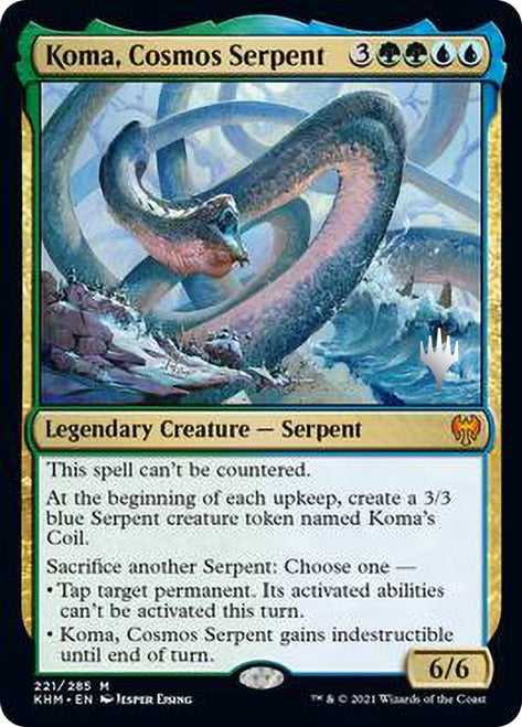 Koma, Cosmos Serpent [Kaldheim Promo Pack] | Good Games Adelaide SA