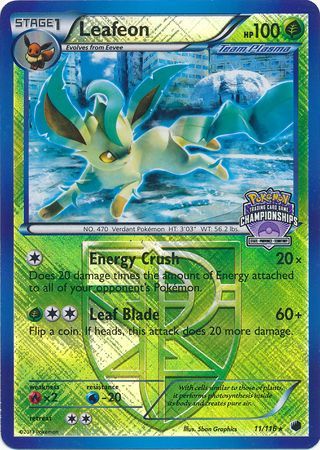 Leafeon (11/116) (States Championship Promo) [Black & White: Plasma Freeze] | Good Games Adelaide SA