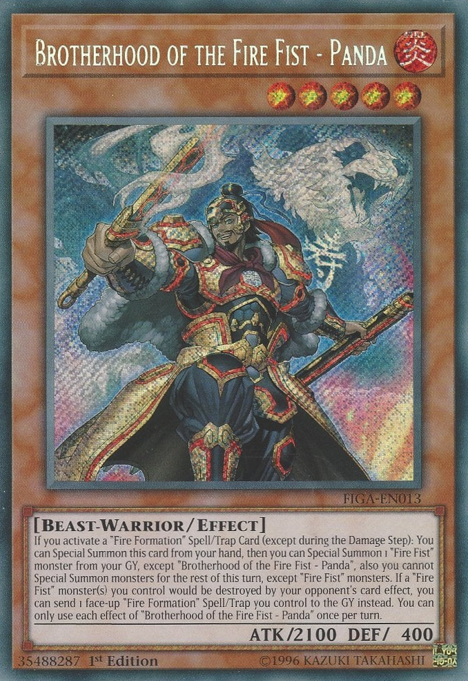 Brotherhood of the Fire Fist - Panda [FIGA-EN013] Secret Rare | Good Games Adelaide SA