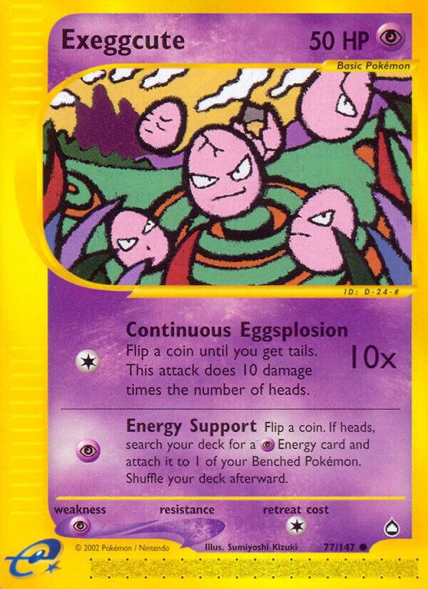 Exeggcute 77 077/147 (Aquapolis)  | Good Games Adelaide SA