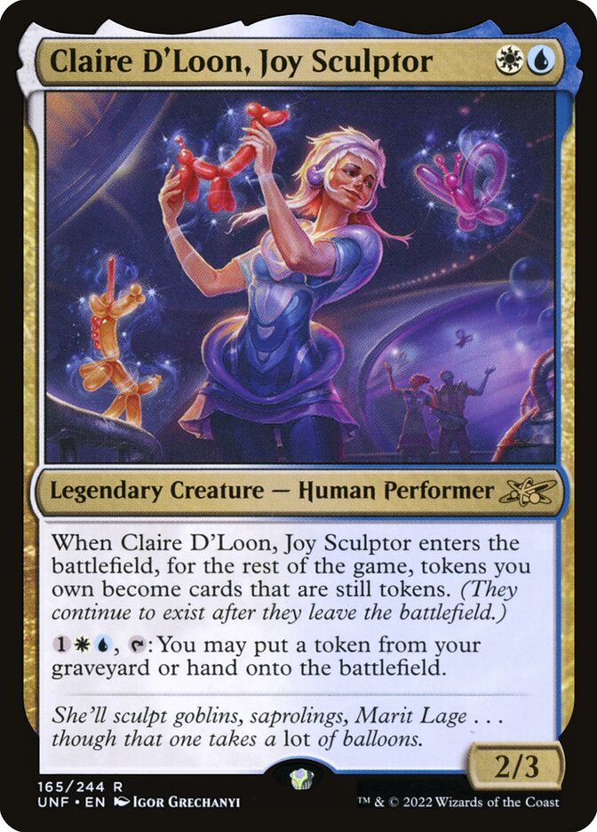 Claire D'Loon, Joy Sculptor 165 (Unfinity)  | Good Games Adelaide SA