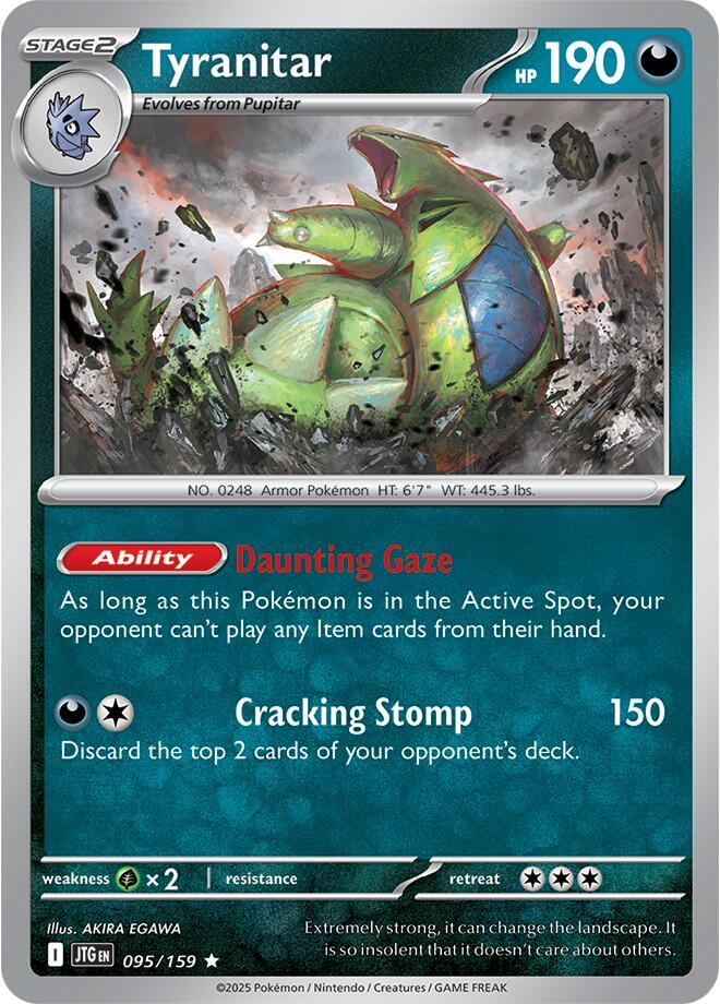 Tyranitar 095/159 (SV09: Journey Together)  - Holofoil | Good Games Adelaide SA