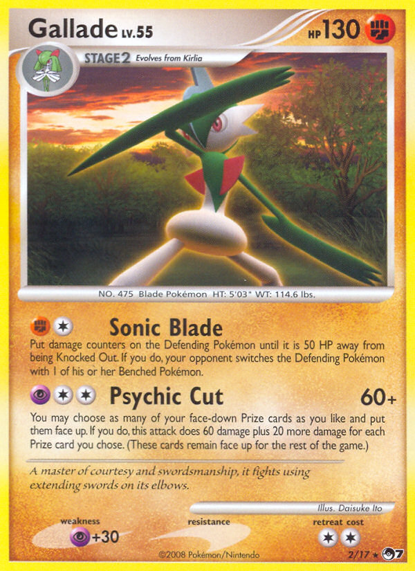 Gallade (2/17) [POP Series 7] | Good Games Adelaide SA