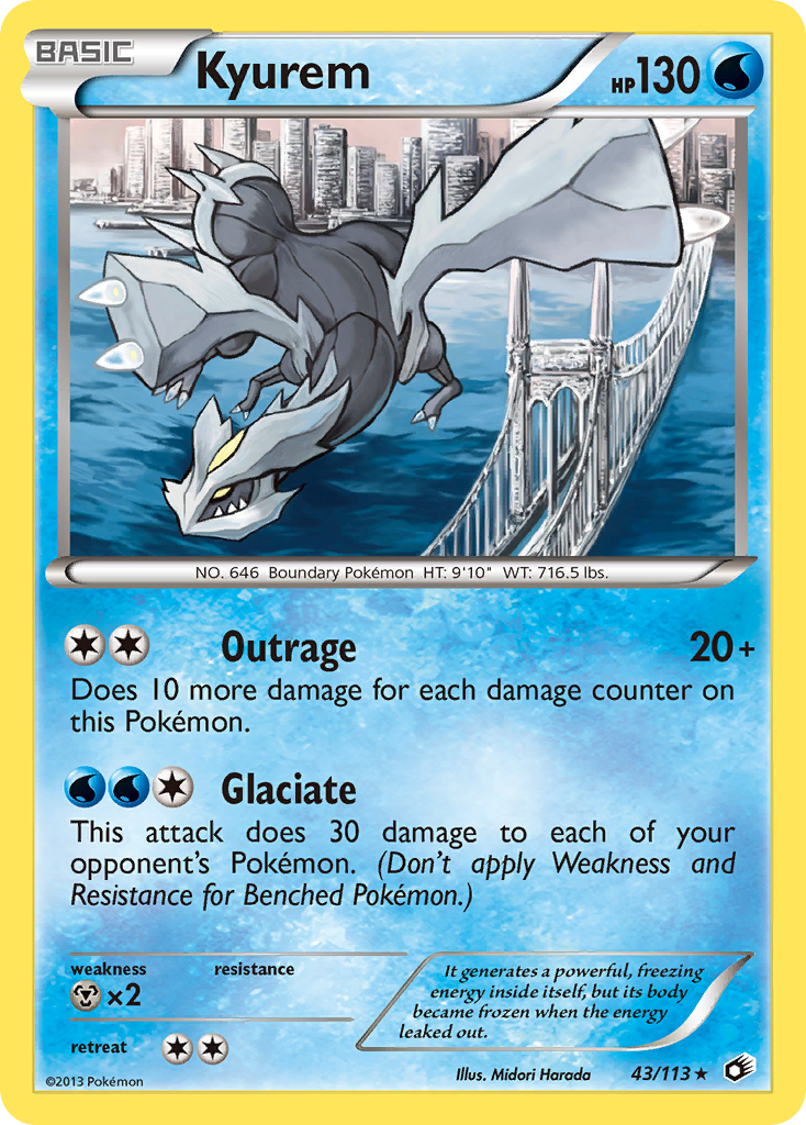 Kyurem (43/113) (Theme Deck Exclusive) [Black & White: Legendary Treasures] | Good Games Adelaide SA