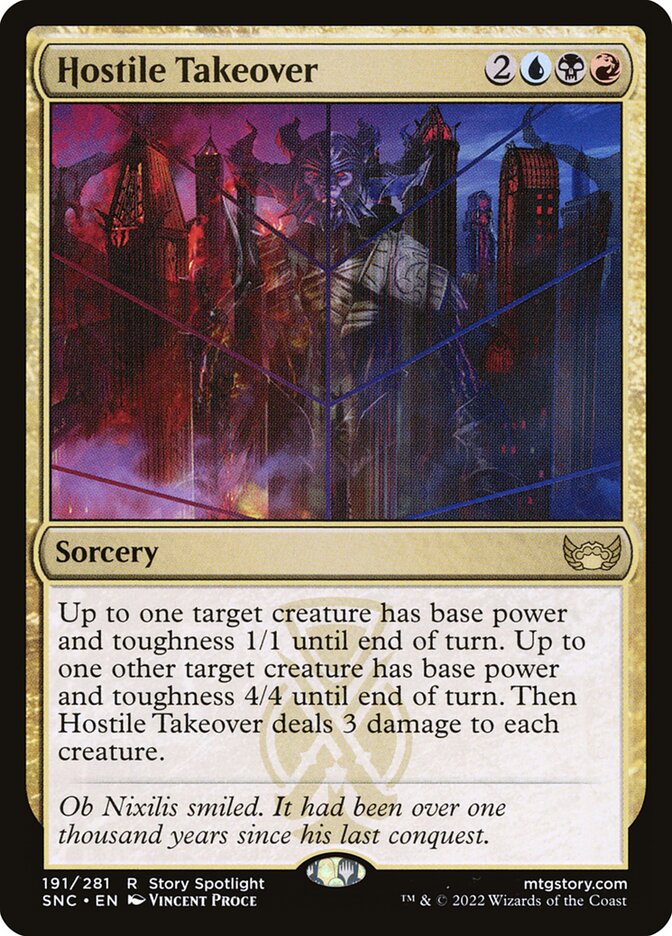 Hostile Takeover 191 (Streets of New Capenna)  - Foil | Good Games Adelaide SA