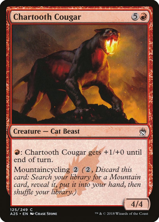 Chartooth Cougar 125 (Masters 25)  - Foil | Good Games Adelaide SA