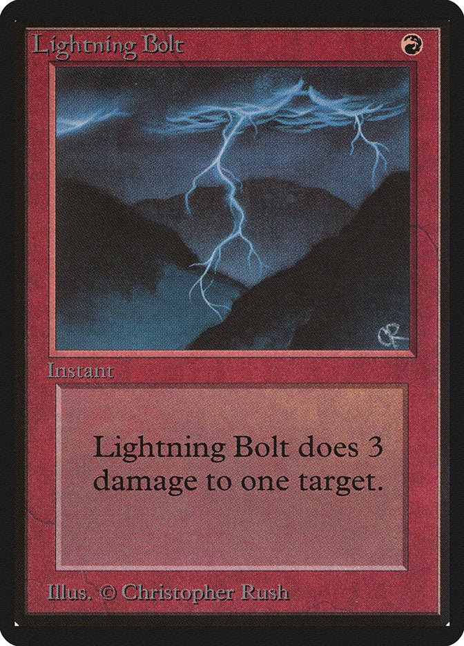 Lightning Bolt [Limited Edition Beta] | Good Games Adelaide SA