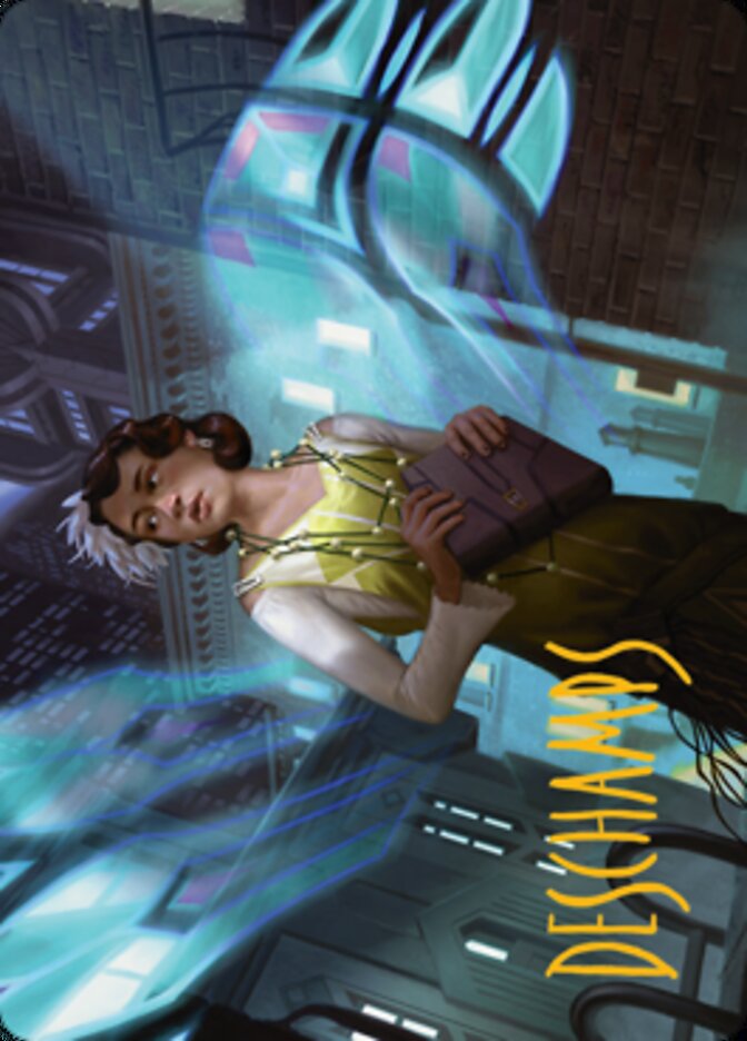Giada, Font of Hope 1 Art Card (Gold-Stamped Signature) [Streets of New Capenna Art Series] | Good Games Adelaide SA