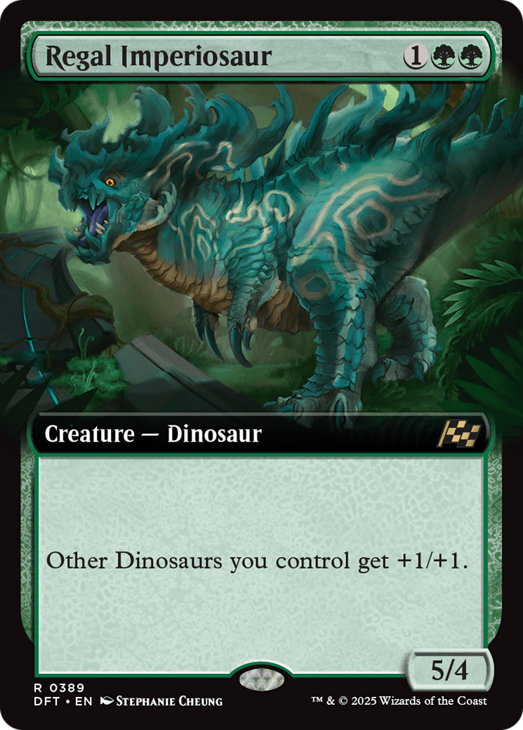 Regal Imperiosaur (Extended Art) [Aetherdrift] | Good Games Adelaide SA