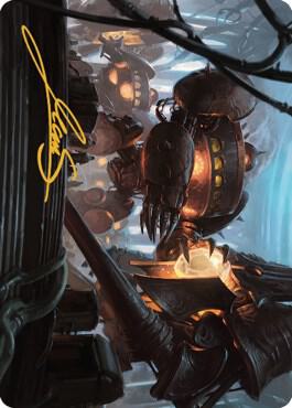 Autonomous Assembler Art Card Gold Stamped Signature 5 (Art Series: The Brothers' War)  | Good Games Adelaide SA