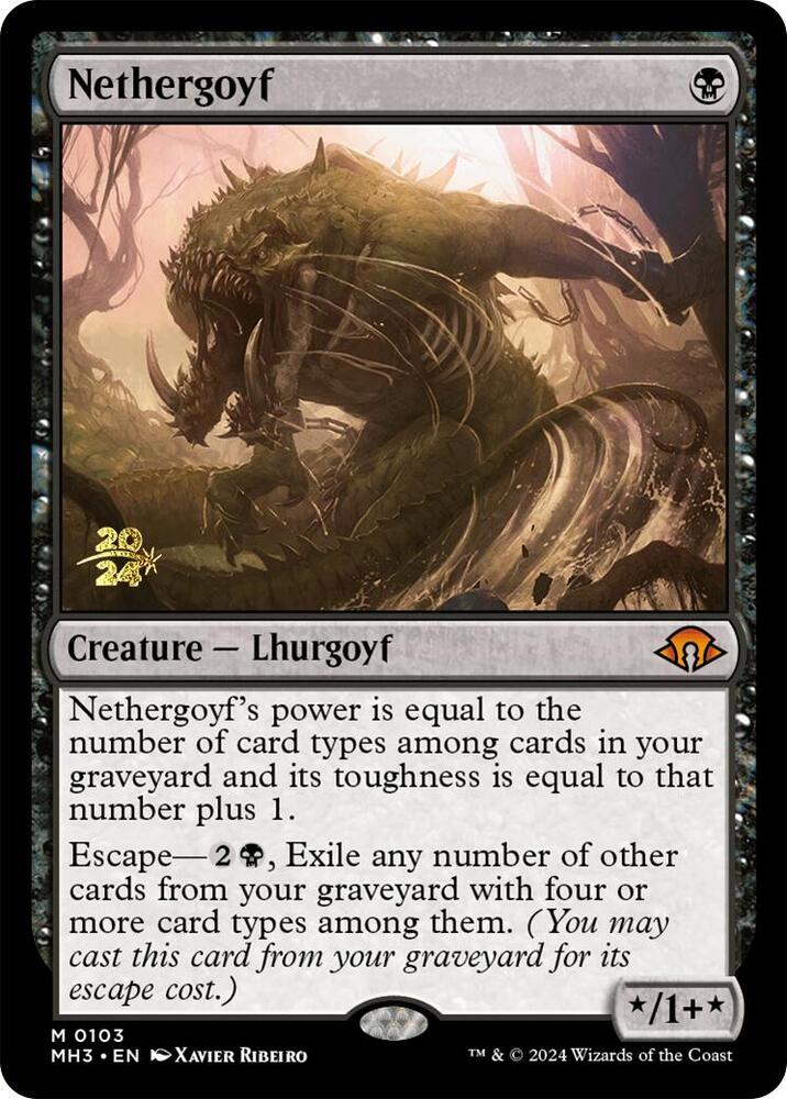 Nethergoyf 103 (Prerelease Cards)  - Foil | Good Games Adelaide SA