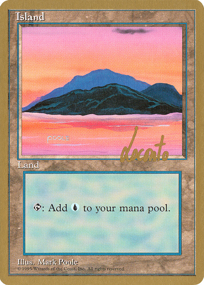 Island (ml369) (Michael Loconto) [Pro Tour Collector Set] | Good Games Adelaide SA