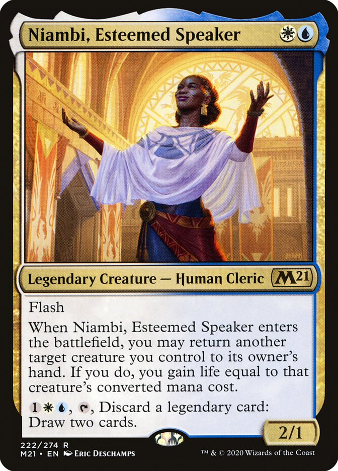 Niambi, Esteemed Speaker [Core Set 2021] | Good Games Adelaide SA