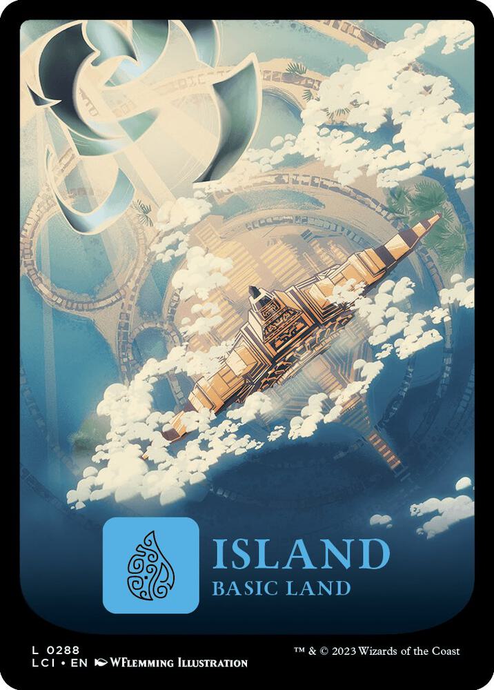 Island 0288 288 (The Lost Caverns of Ixalan)  - Full Art Foil | Good Games Adelaide SA